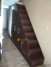 Шкаф-лестница для гостинки &mdash; Альтек мебель